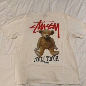 Stussy Rare! Built Tough Tee 'White' - Size XL